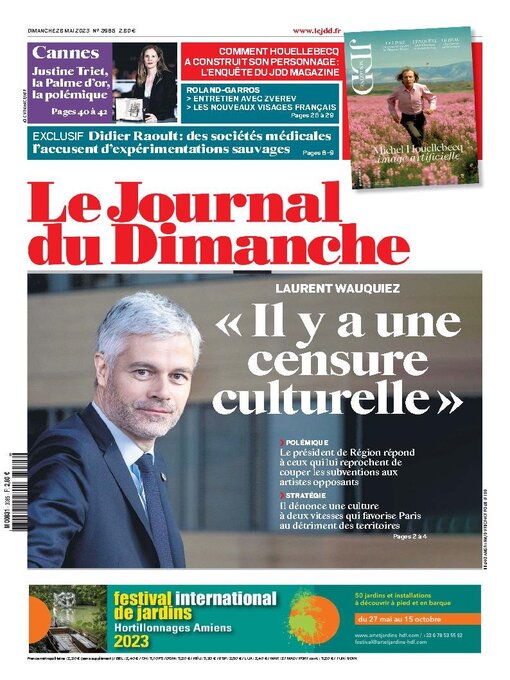 Titeldetails für Le Journal du dimanche nach Lagardere Media News - Verfügbar